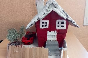 Maquetas de casas navideñas  1ºESO